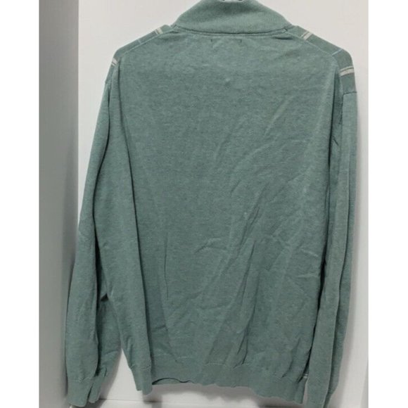 Tasso Elba 98% Cotton Quarter Zip Sweater - Picture 2 of 7